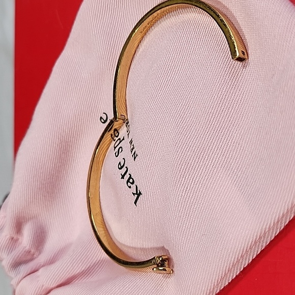 Kate Spade New York Gold Plated Bangle Bracelet. - Picture 3 of 5